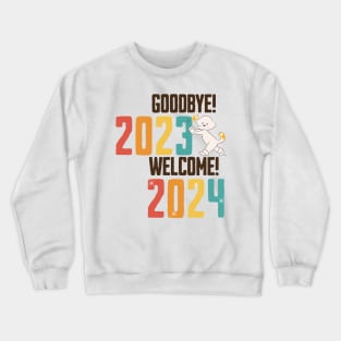 Goodbye 2023 Welcome 2024 Crewneck Sweatshirt